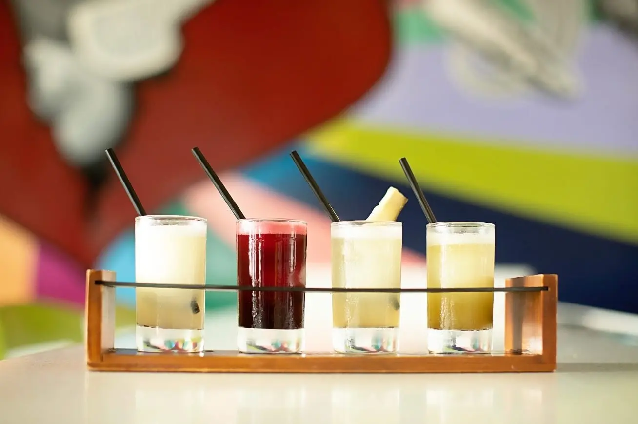 Craft cocktail flight at The MAD ❤ rita Bar